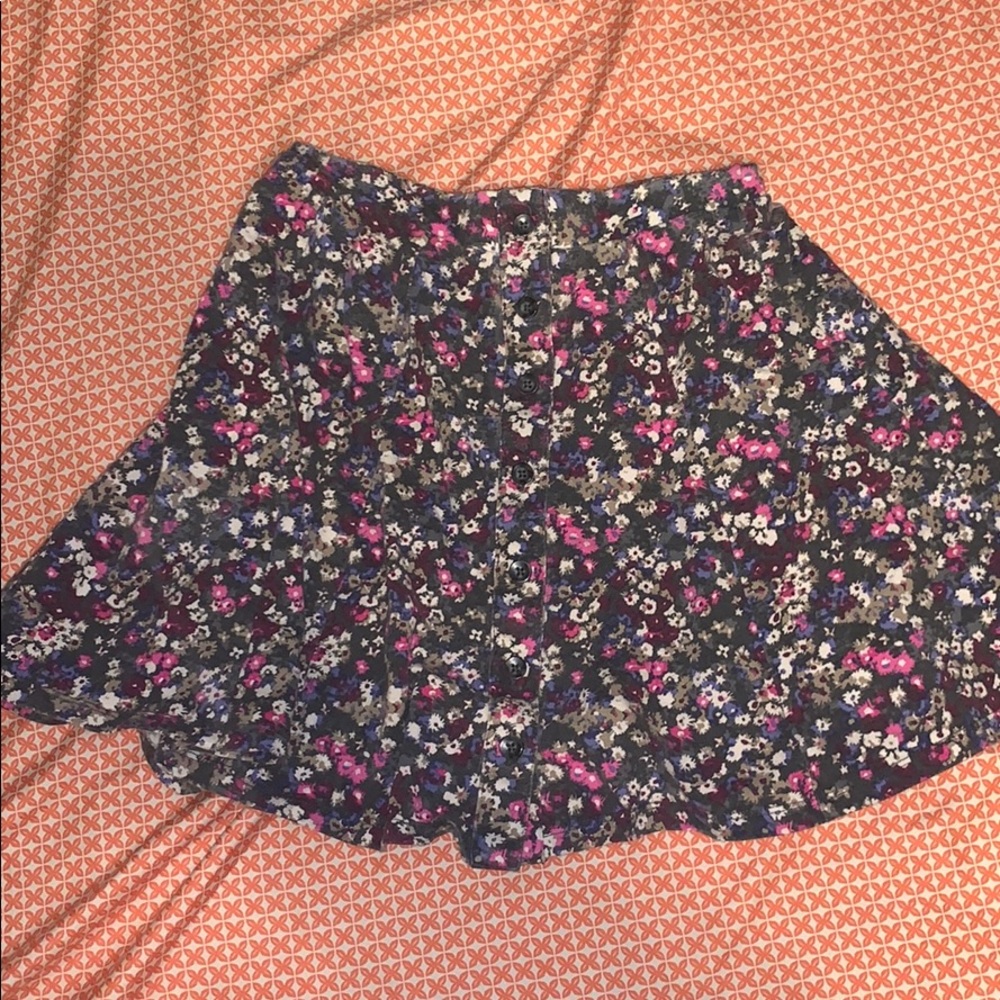 floral flow skirt